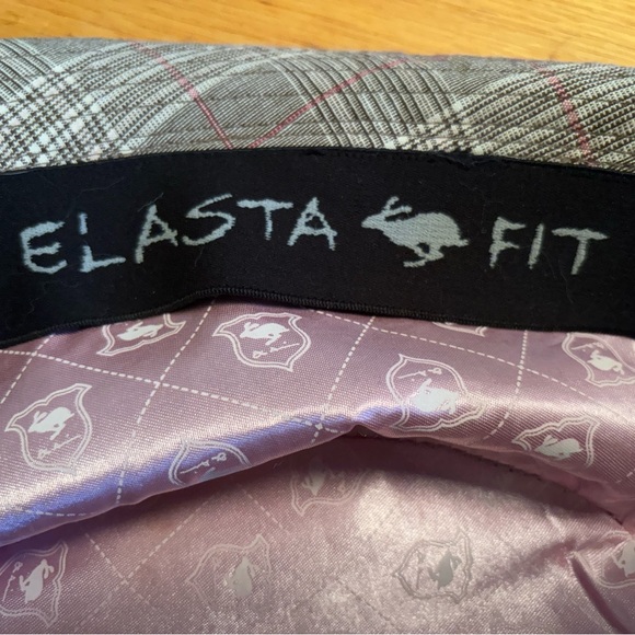 Peter Grimm Plaid Fedora Hat o/s Pink Lining - Picture 6 of 7